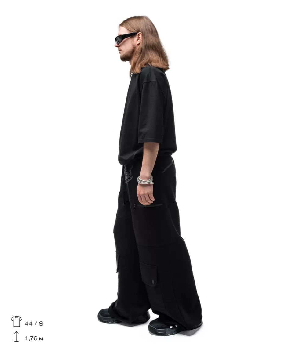 Black Oversized T-Shirt "Morph"