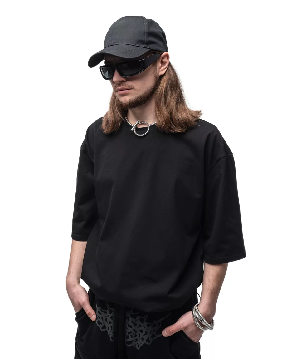 Black Oversized T-Shirt "Morph"