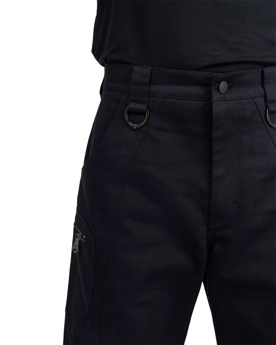 Black Side Pocket Cargo Pants Jumper