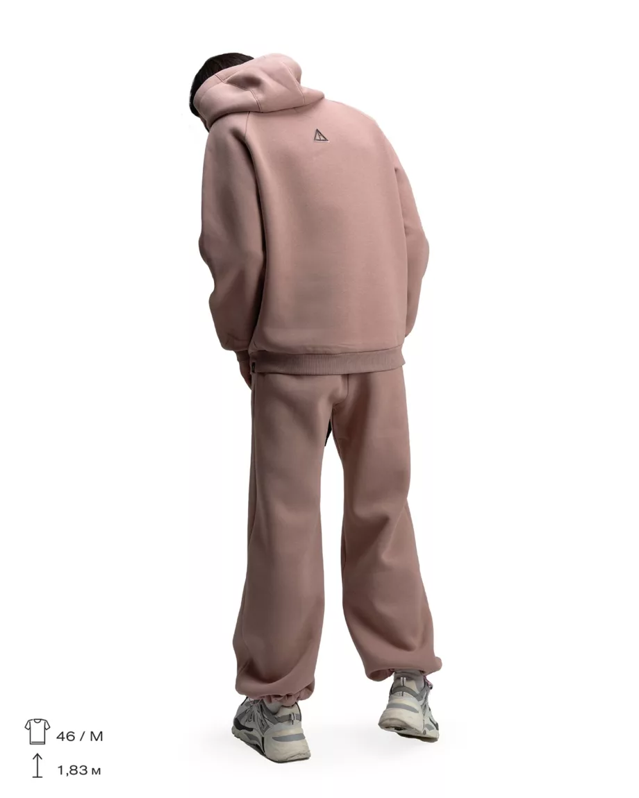 Pastel Pink Front Pocket Hoodie Andy