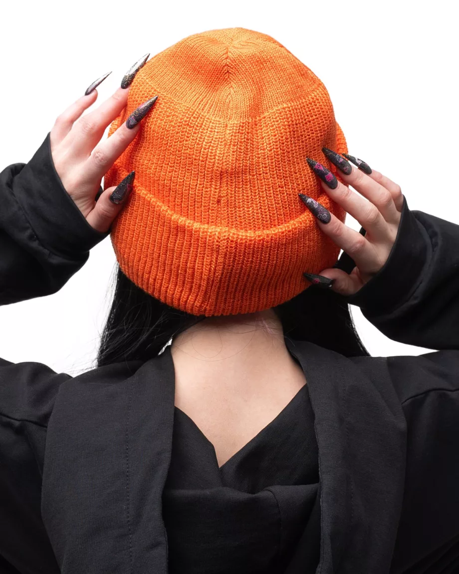 Orange with Black Embroidery Hat "Generation"