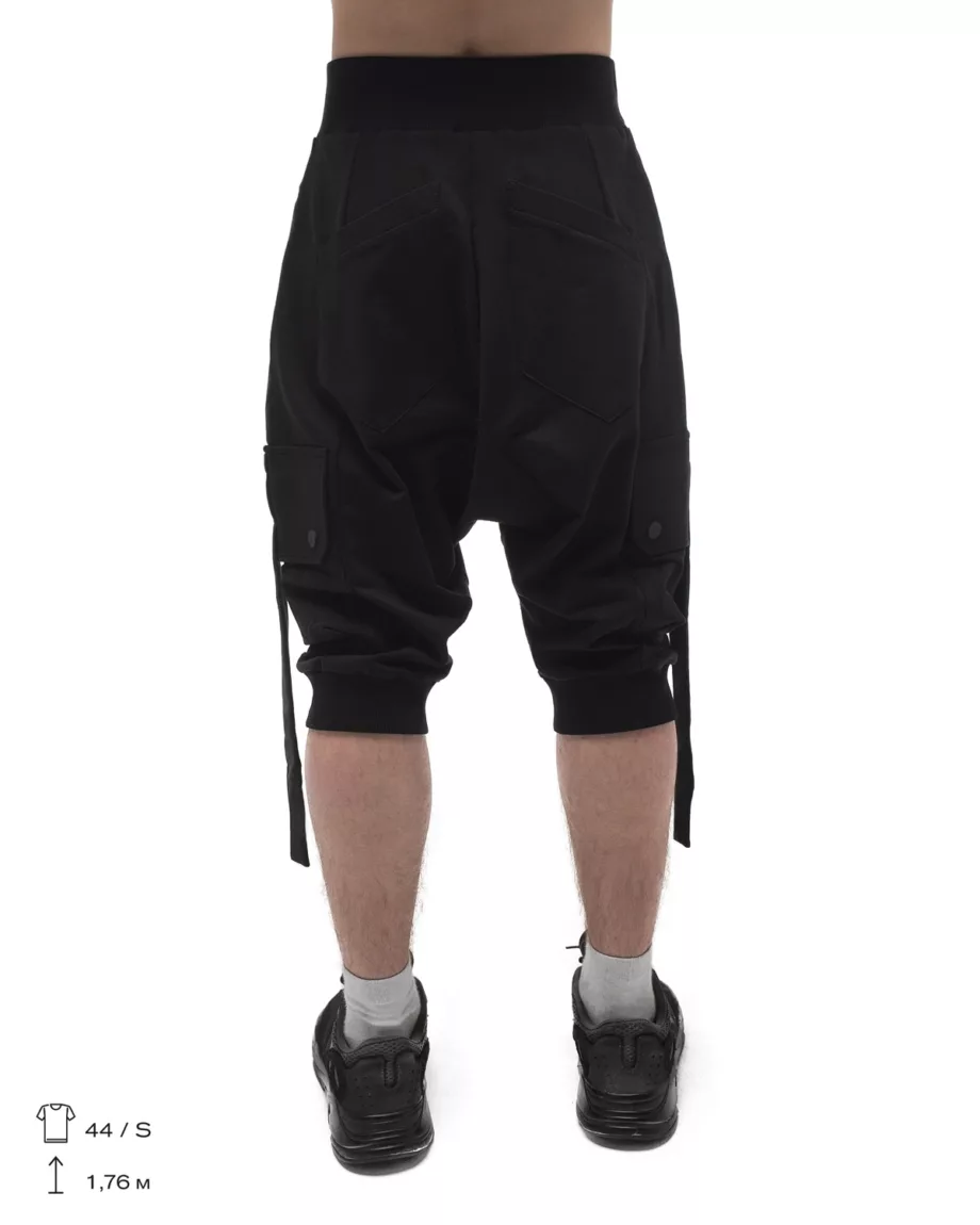 Black Shorts with Pockets "Warrior"