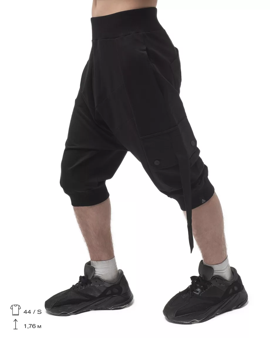 Black Shorts with Pockets "Warrior"