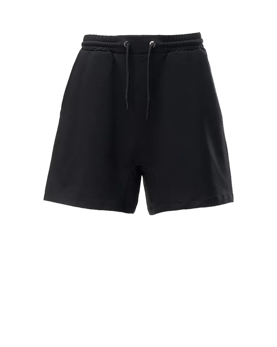 Black Basic Shorts with Side Pockets "Mirage"