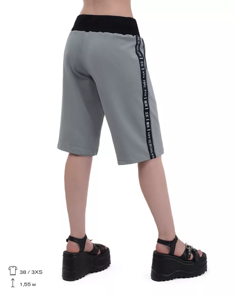 Gray Loose Shorts Alpha